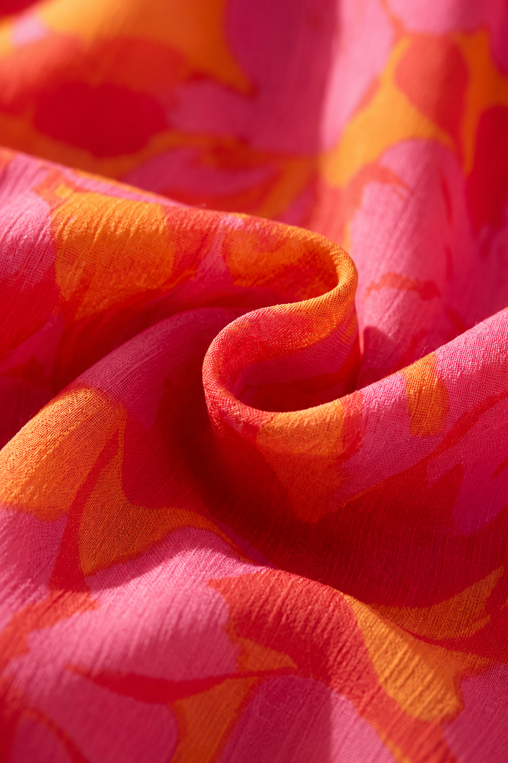 Alba | Vestido Fluido en Rosa y Naranja