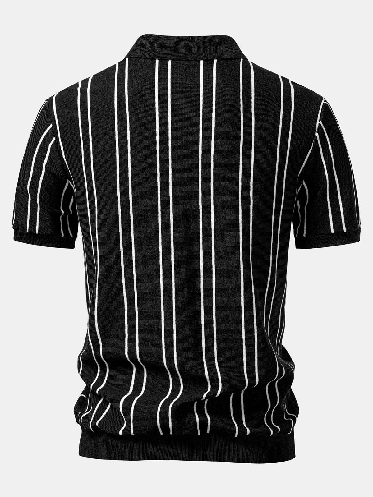 Daniel | Conjunto Polo de Punto a Rayas y Pantalón Cónico