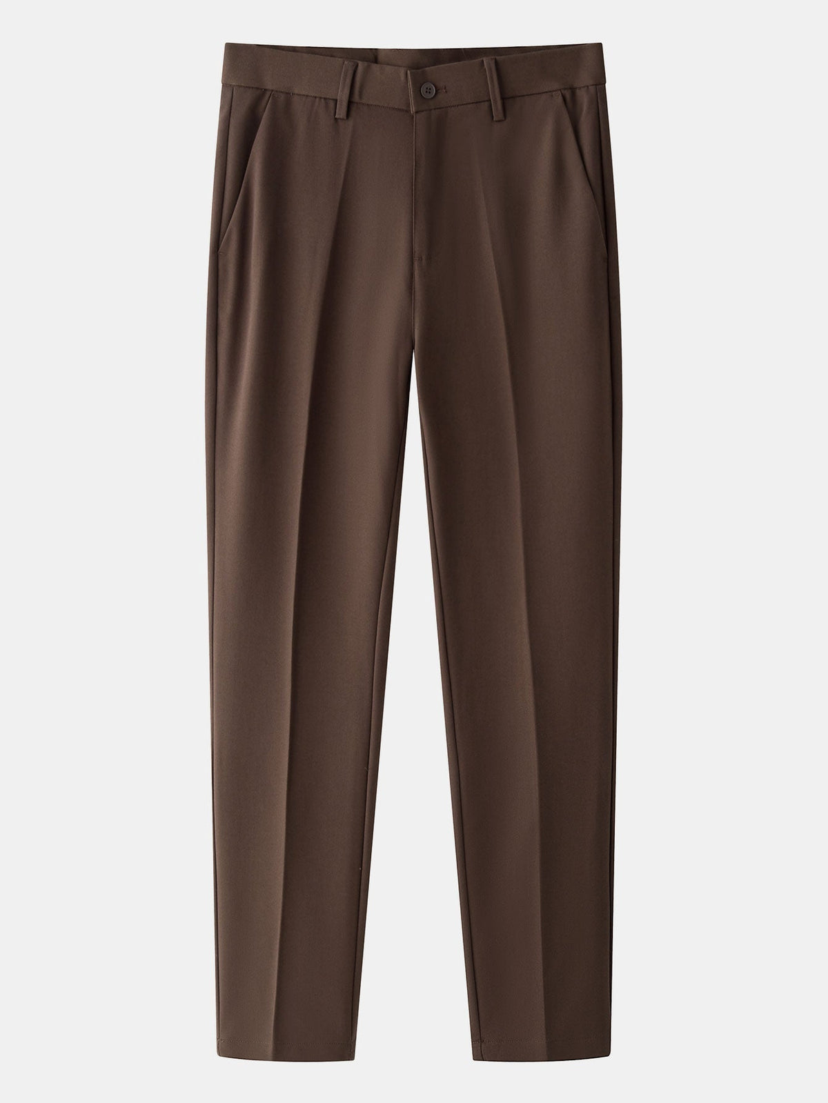Andrés | Ensemble polo en maille rayée et pantalon fuselé