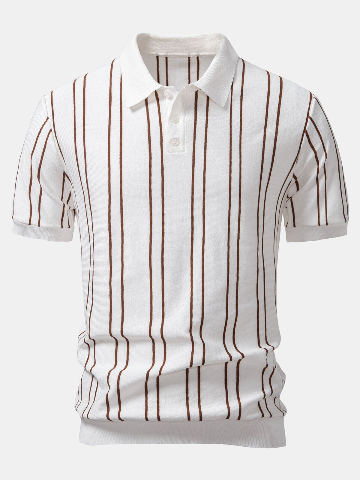 Daniel | Conjunto Polo de Punto a Rayas y Pantalón Cónico