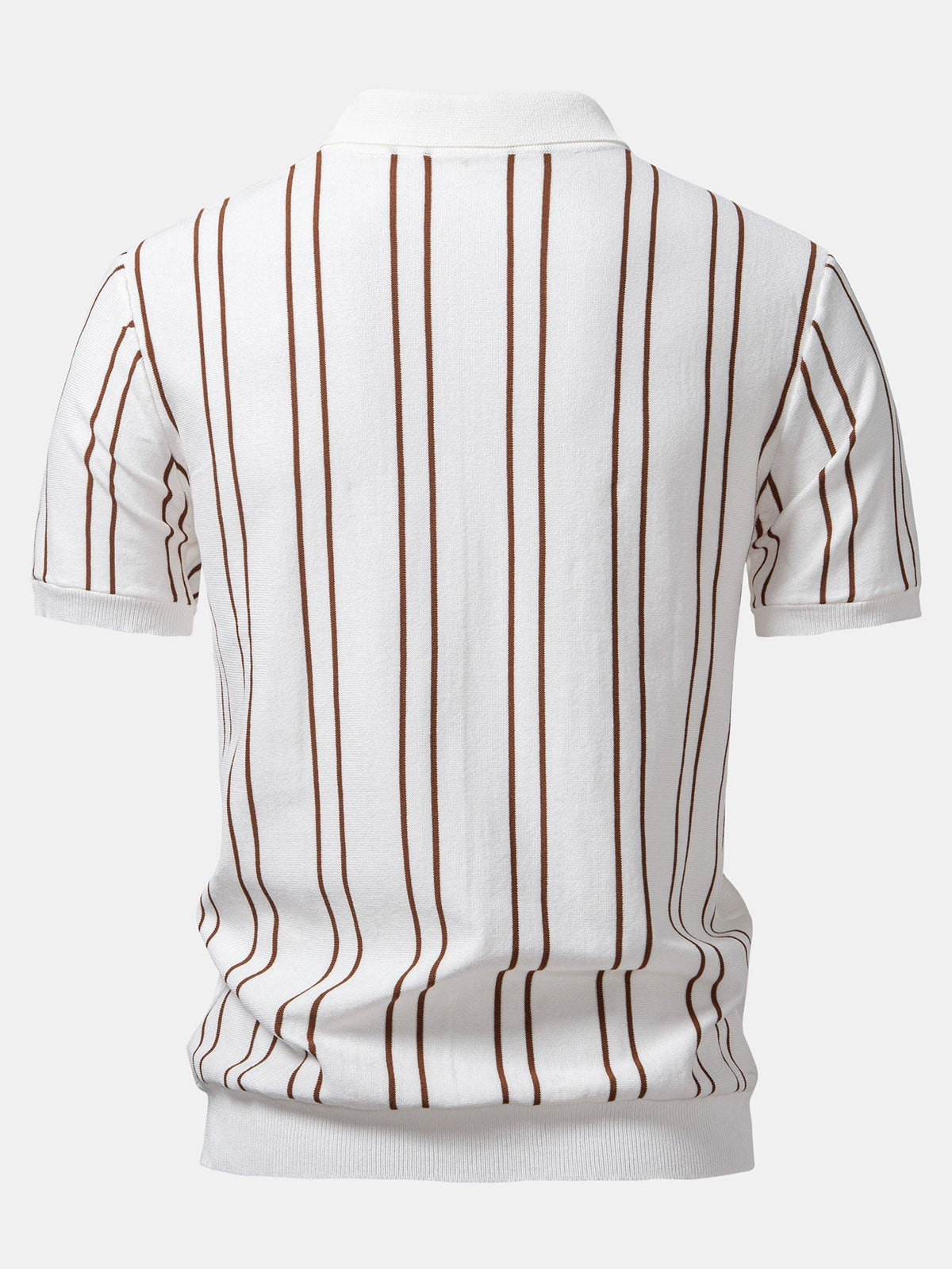 Daniel | Conjunto Polo de Punto a Rayas y Pantalón Cónico