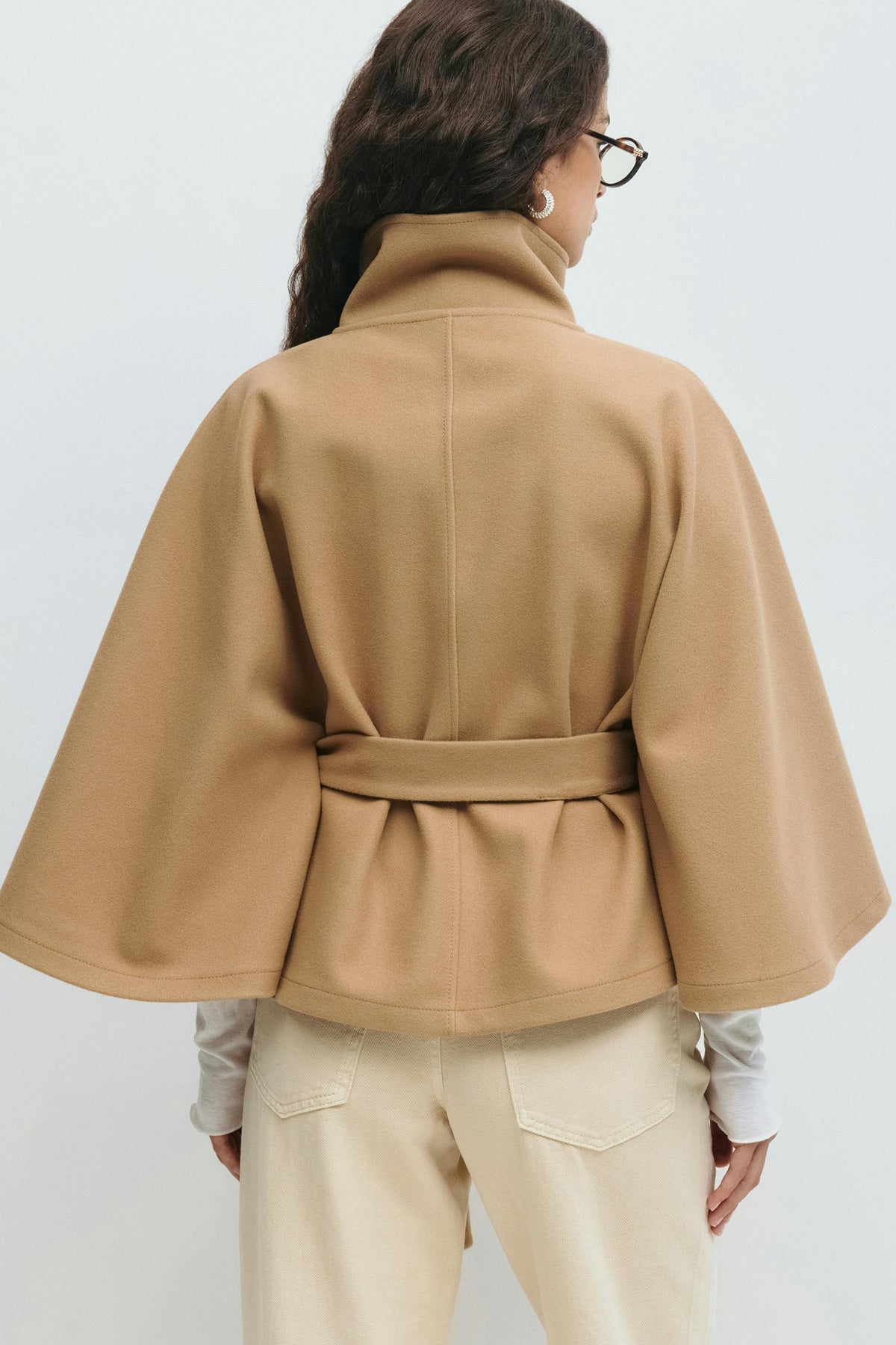 Candela | Manteau Cape avec Ceinture