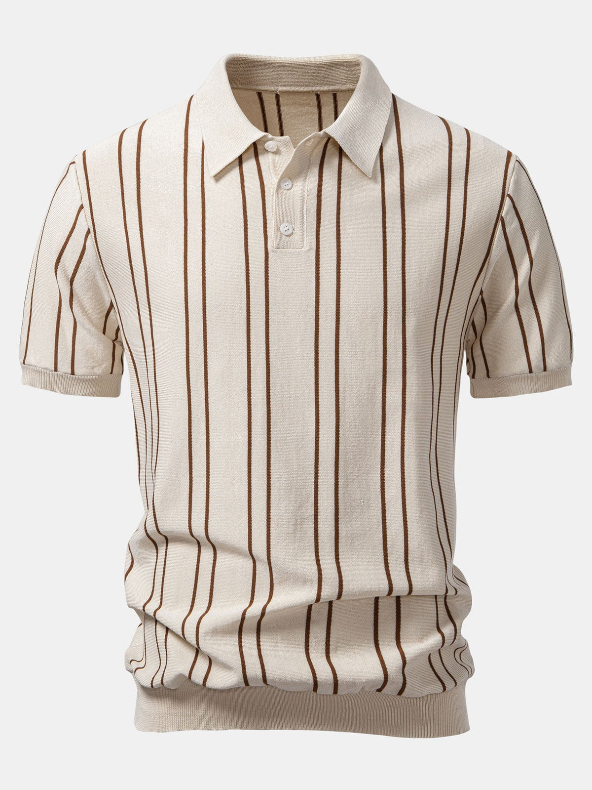 Daniel | Conjunto Polo de Punto a Rayas y Pantalón Cónico