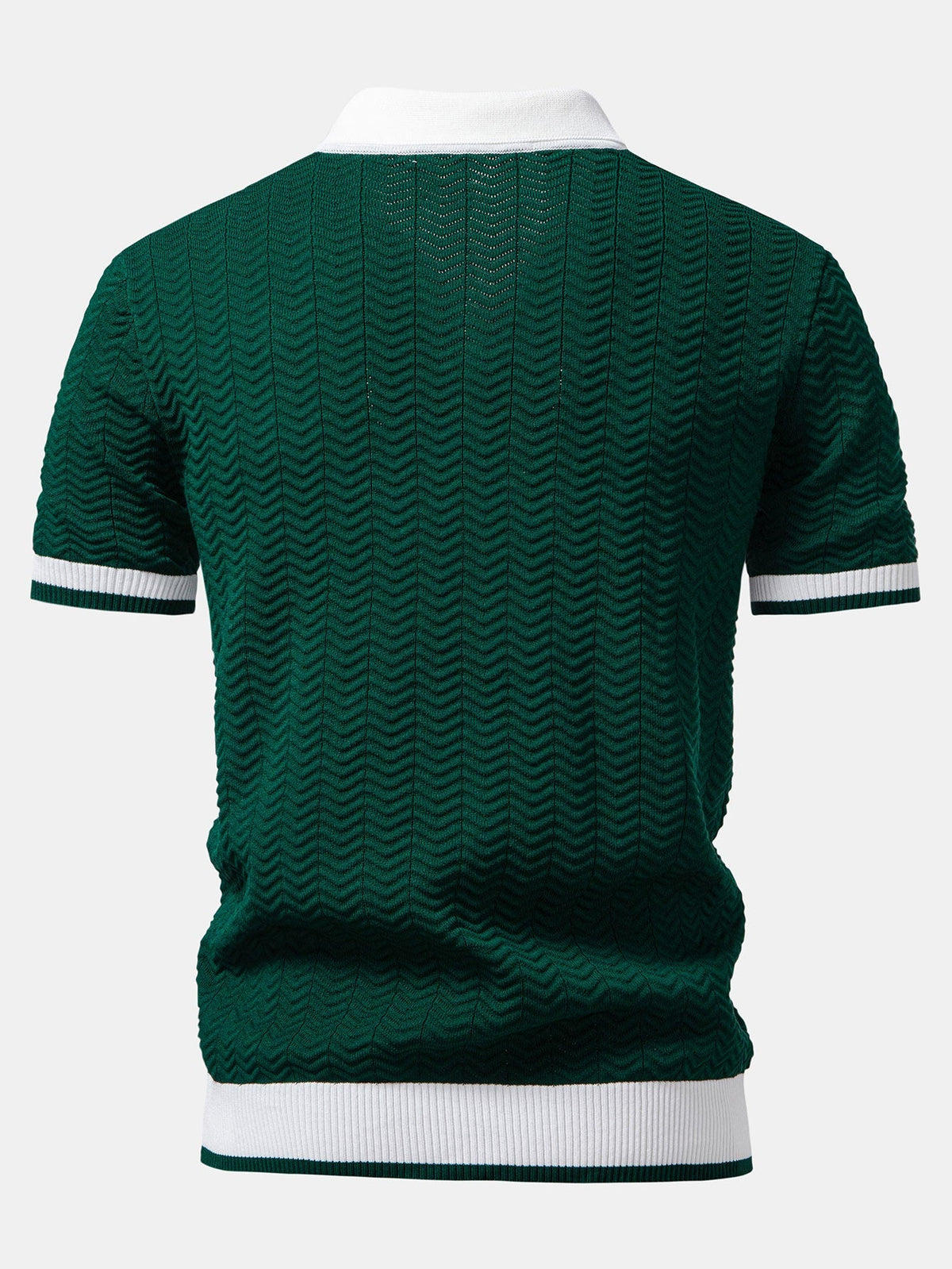 Pablo | Ensemble polo texturé et pantalon droit