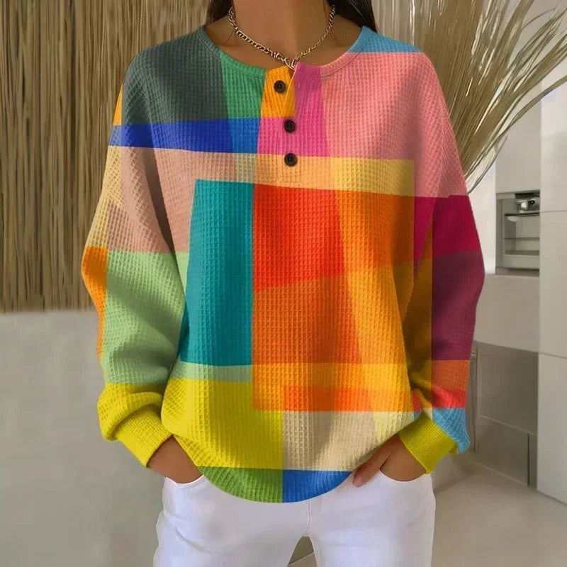 Jersey Gofrado de Doble Capa - Multicolor