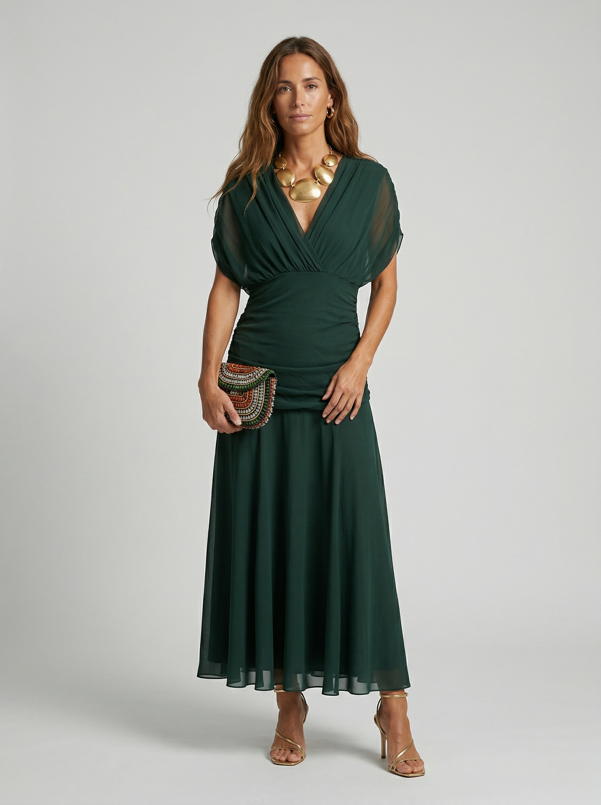 Inés | Vestido Largo con Escote en V