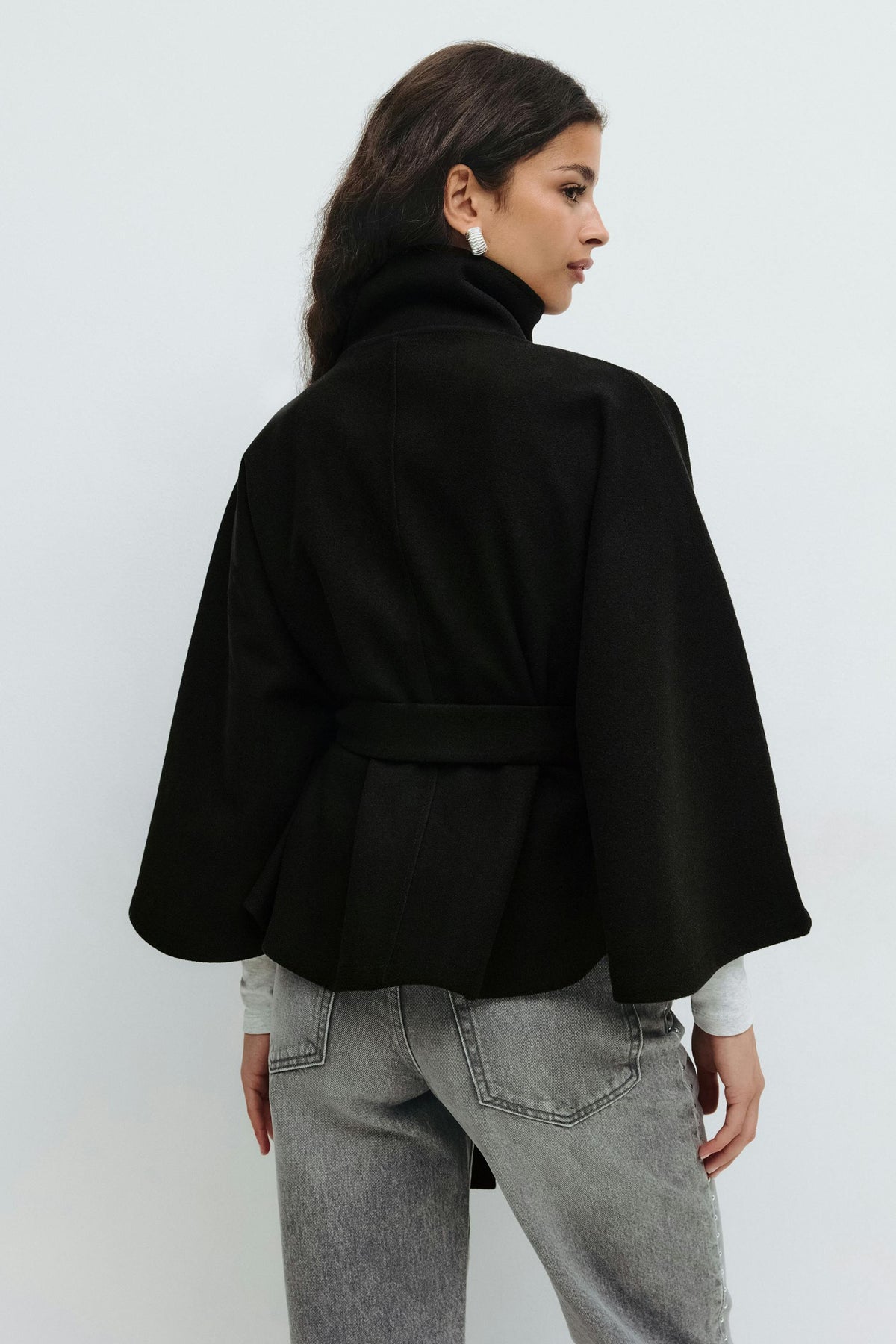 Candela | Manteau Cape avec Ceinture