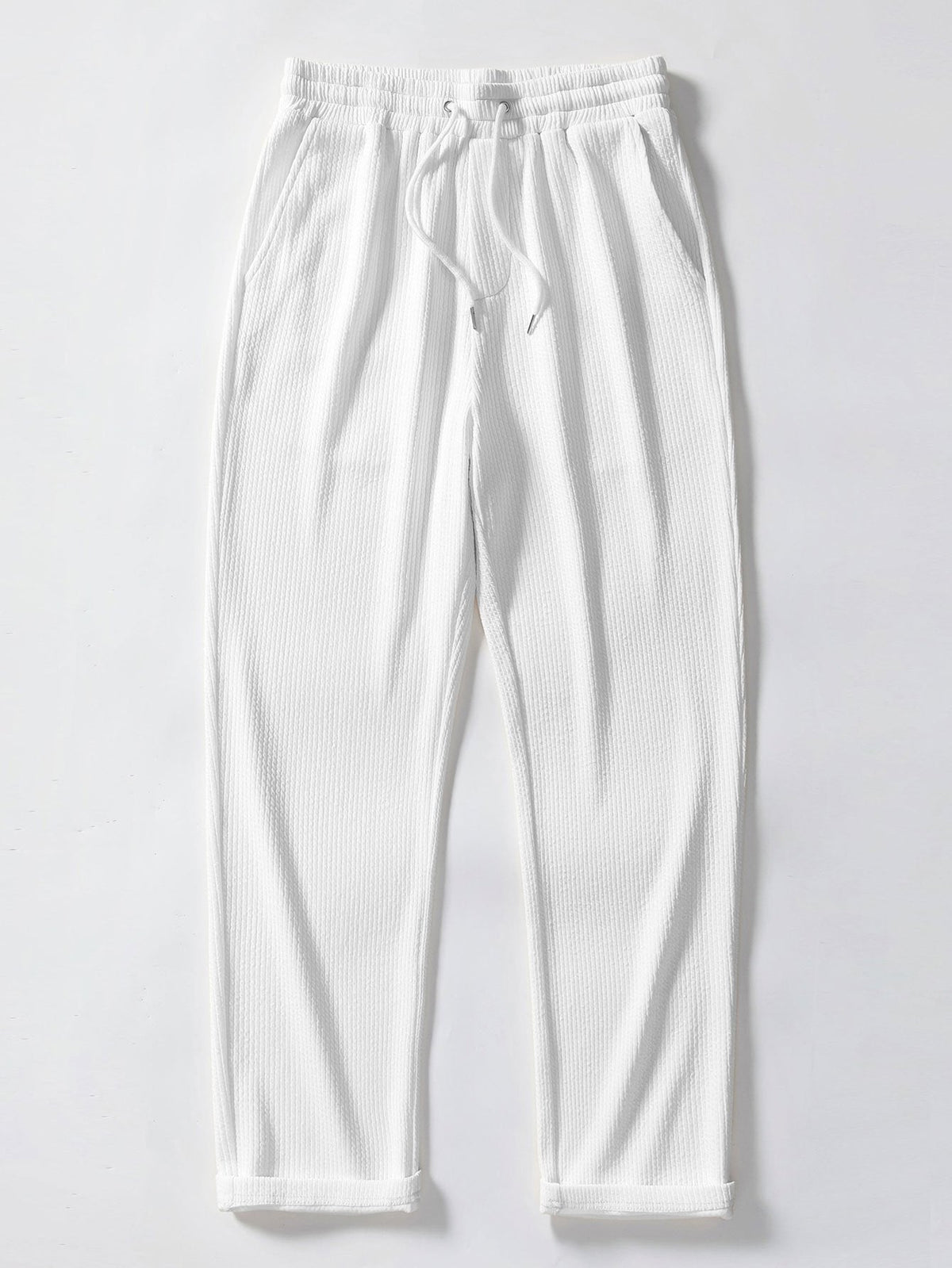 Pablo | Ensemble polo texturé et pantalon droit